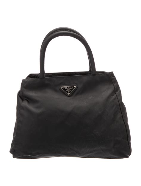 vintage prada nylon top handle bag
